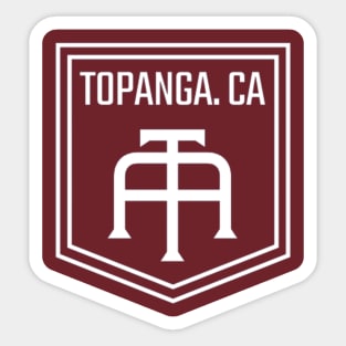 Topanga California Sticker